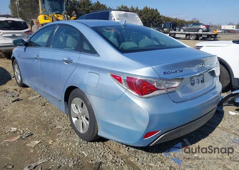2014 Hyundai Sonata Hybrid из США, поврежденный, VIN KMHEC4A42EA117758